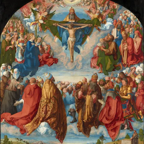 Adoration of the Trinity by Albrecht Dürer, 1511
