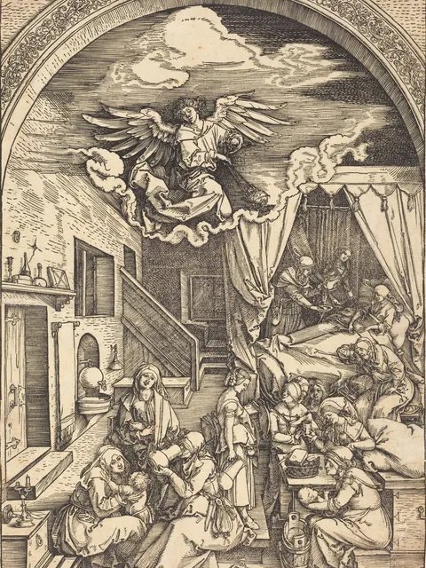 The Birth of the Virgin by Albrecht Dürer, c. 1503–1504