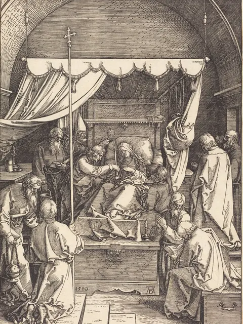 The Death of the Virgin by Albrecht Dürer, 1510