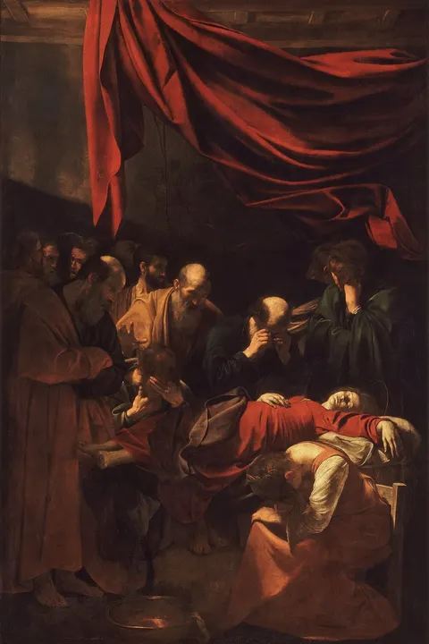 Death of the Virgin by Caravaggio, c. 1601–1606