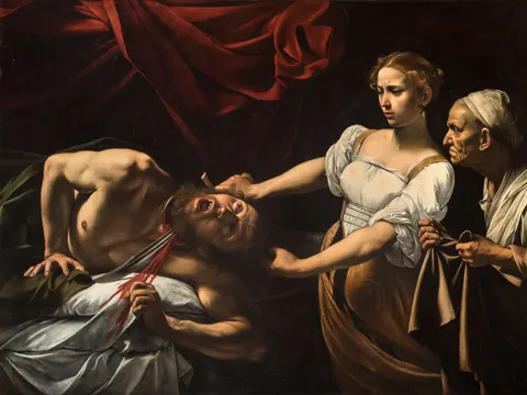 Judith Beheading Holofernes by Caravaggio, c. 1599