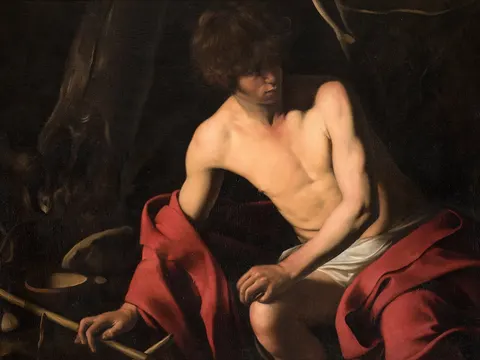 Saint John the Baptist by Caravaggio, c. 1604–1606