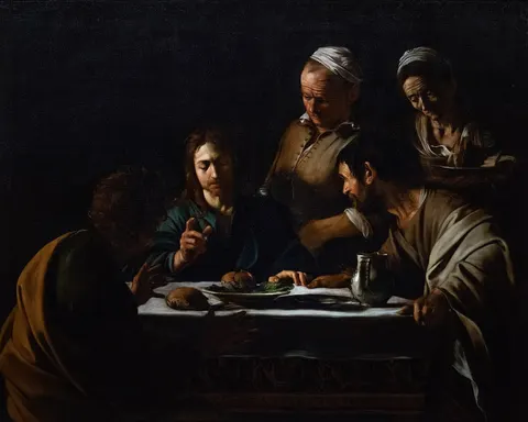 Supper at Emmaus by Caravaggio, 1606