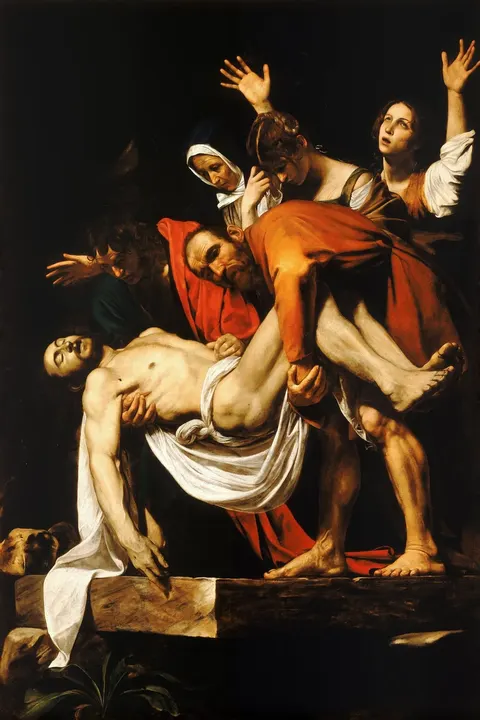 The Entombment of Christ by Caravaggio, 1600s