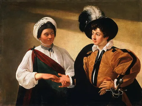 The Fortune Teller by Caravaggio, c. 1594–1595