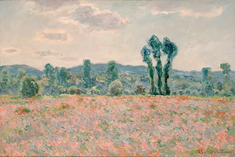 Poppy Field by Claude Monet, 1890