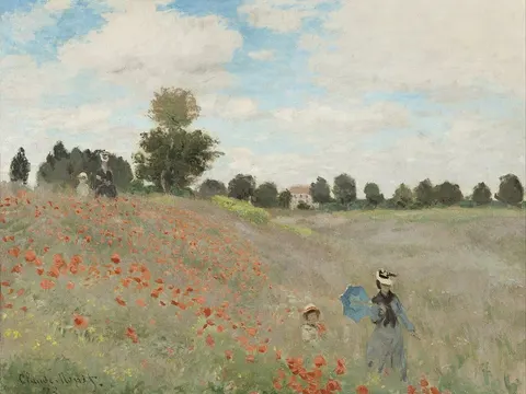 Poppy Field near Argenteuil (Coquelicots) by Claude Monet, 1873
