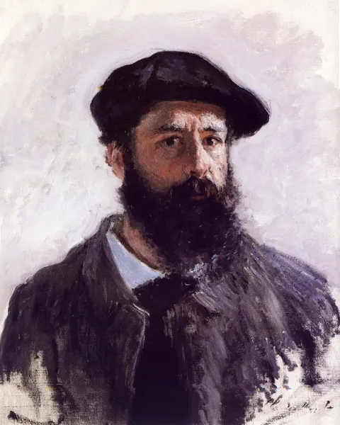 Self-portrait in Beret by Claude Monet, 1886
