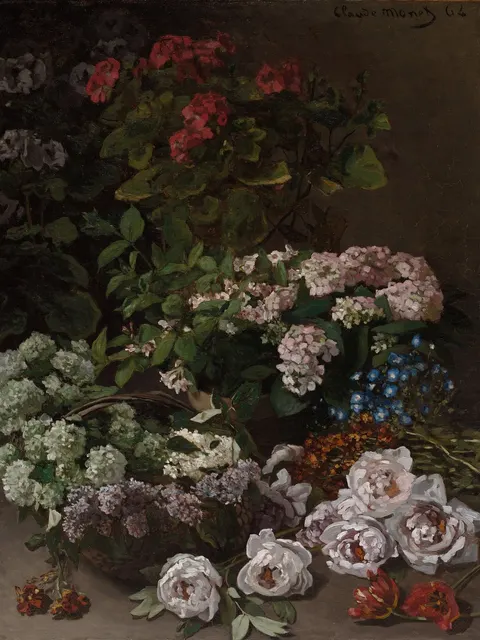 Spring Flowers by Claude Monet, 1864