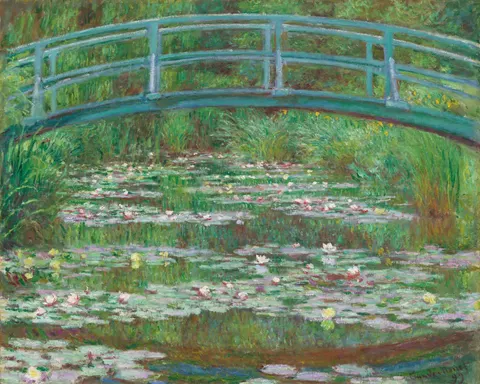 The Japanese Footbridge by Claude Monet, 1899