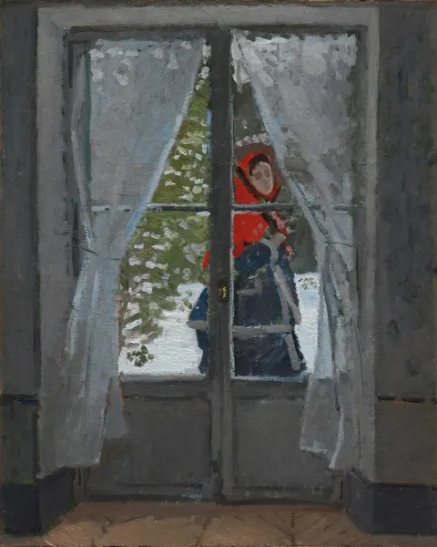 The Red Kerchief by Claude Monet, c. 1868–1873