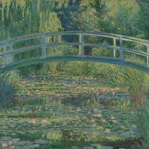 The Water Lily Pond (Le Bassin aux nymphéas) by Claude Monet, 1899