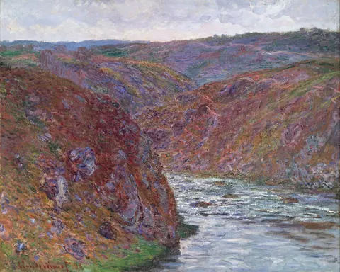 Valley of the Creuse (Gray Day) by Claude Monet, 1889