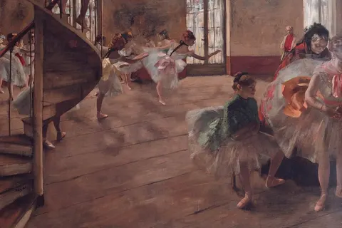 Ballet Rehearsal by Edgar Degas, 1874