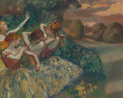 Four Dancers by Edgar Degas, c. 1899