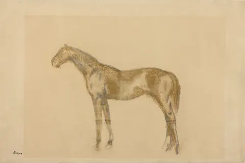 Horse by Edgar Degas, c. 1890