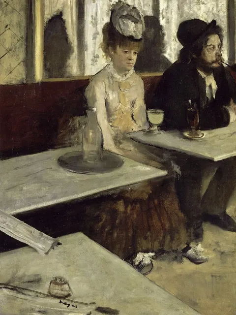 L'Absinthe by Edgar Degas, 1875–1876