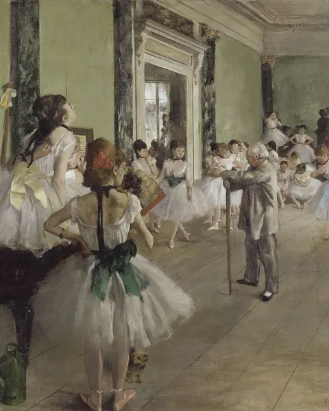 The Ballet Class by Edgar Degas, 1871–1874