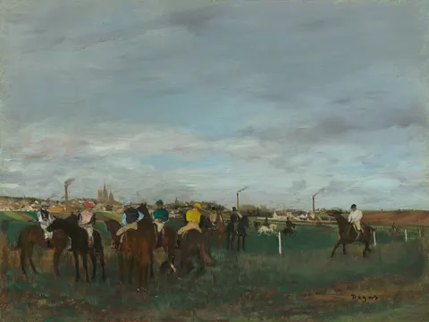 The Races by Edgar Degas, 1871–1872