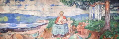 Alma Mater by Edvard Munch, 1915
