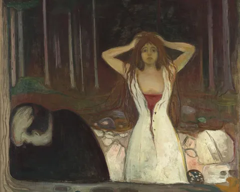 Ashes by Edvard Munch, 1895