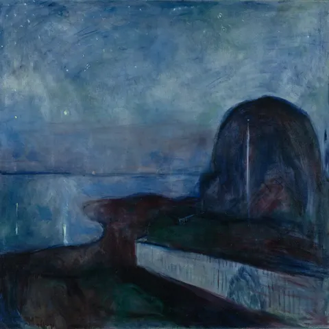 Starry Night by Edvard Munch, 1893