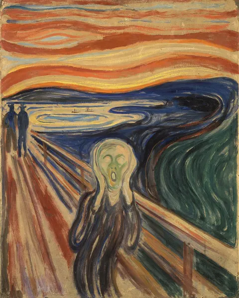 The Scream by Edvard Munch, c. 1910