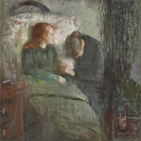 The Sick Child by Edvard Munch, 1880s