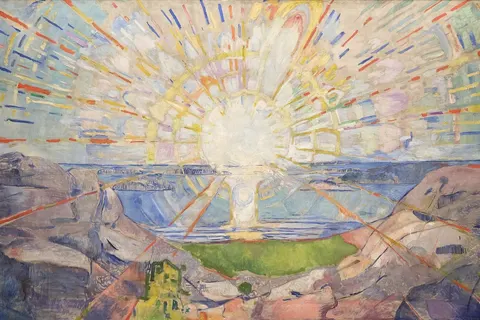 The Sun by Edvard Munch, 1911