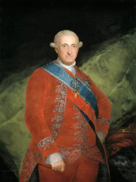 Charles IV in Red by Francisco Goya, c. 1789