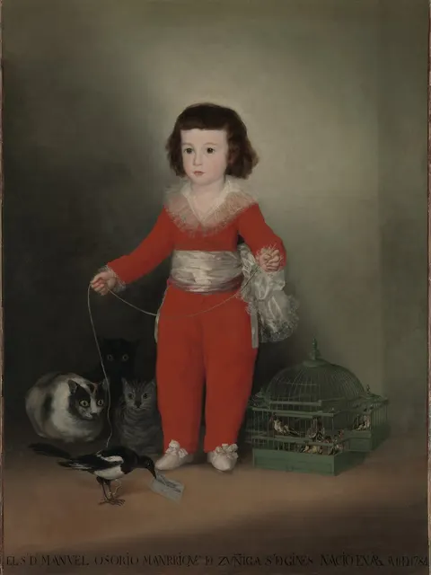 Don Manuel Osorio de Zuniga by Francisco Goya, 1787