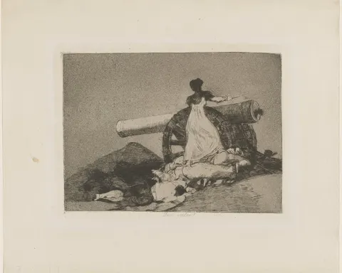 Que valor! (What Courage!) by Francisco Goya, published 1863