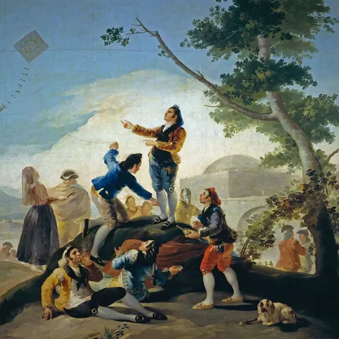 The Kite by Francisco Goya, 1777–1778