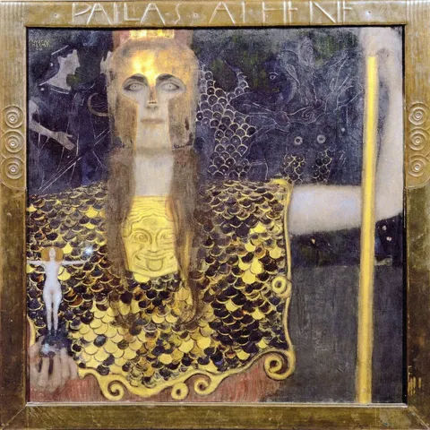 Pallas Athena by Gustav Klimt, 1899