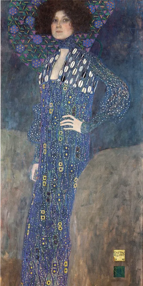 Portrait of Emilie Flöge by Gustav Klimt, 1902
