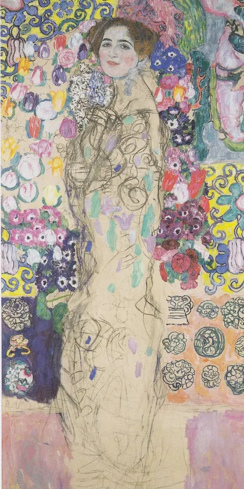 Portrait of Ria Munch III by Gustav Klimt, 1917