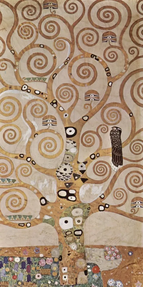 The Tree of Life (Stoclet Frieze) by Gustav Klimt, 1910–1911