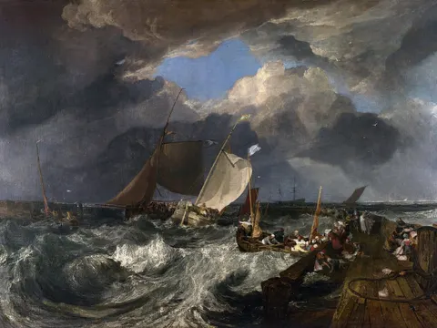Calais Pier by J. M. W. Turner, 1803