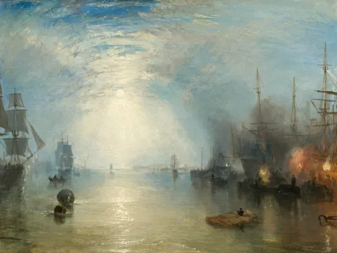 Keelmen Heaving in Coals by Moonlight by J. M. W. Turner, 1835