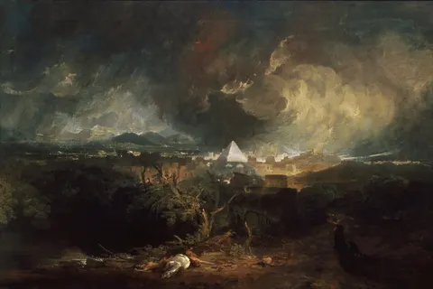 The Fifth Plague of Egypt by J. M. W. Turner, 1800