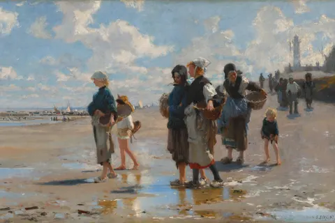 En route pour la pêche (Setting Out to Fish) by John Singer Sargent, 1878