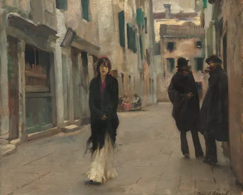 Street in Venice by John Singer Sargent, 1882