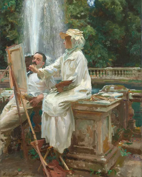 The Fountain, Villa Torlonia, Frascati, Italy by John Singer Sargent, 1907