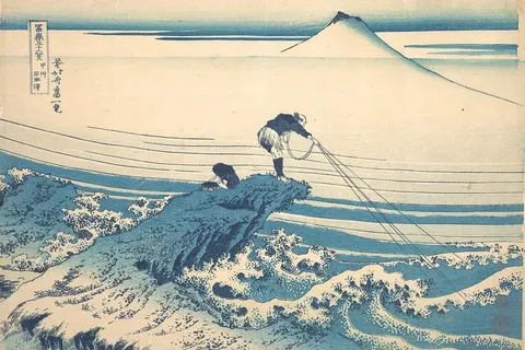 Kajikazawa in Kai Province by Katsushika Hokusai, c. 1830–1832