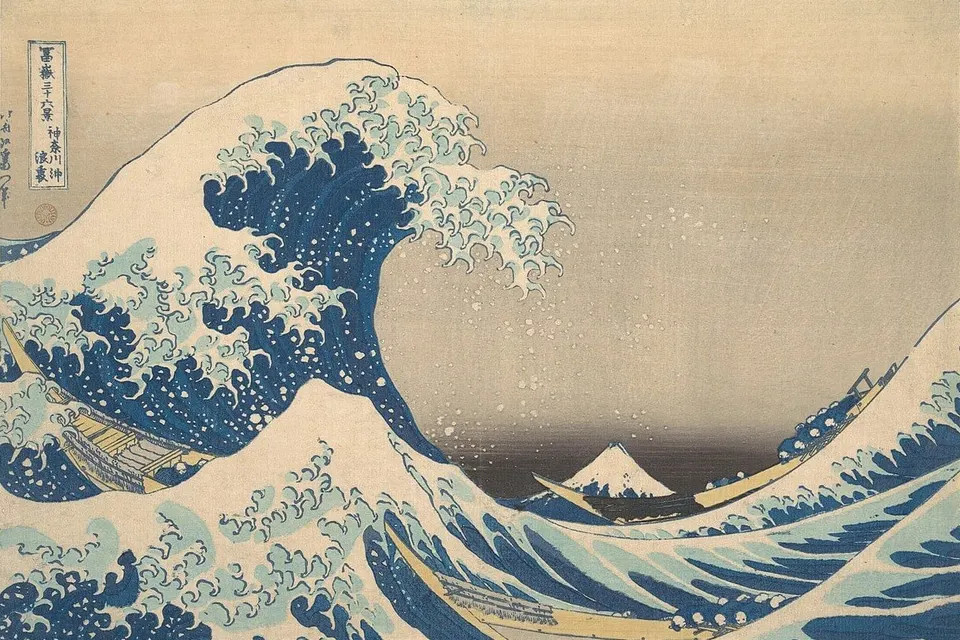 Under the Wave off Kanagawa (The Great Wave) by Katsushika Hokusai, c. 1831