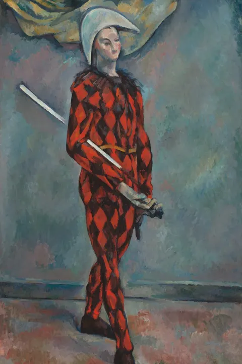 Harlequin by Paul Cézanne, 1888–1890