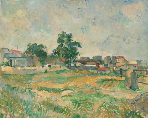 Landscape near Paris by Paul Cézanne, c. 1876