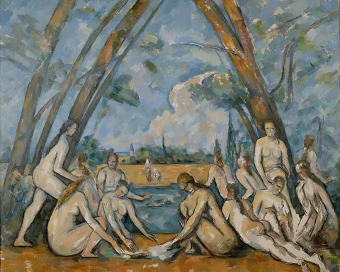 Les Grandes Baigneuses (The Large Bathers) by Paul Cézanne, 1900–1906