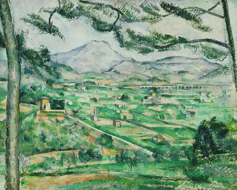 Mont Sainte-Victoire by Paul Cézanne, 1880s