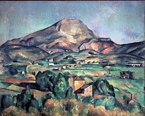 Mont Sainte-Victoire seen from Bellevue by Paul Cézanne, 1892